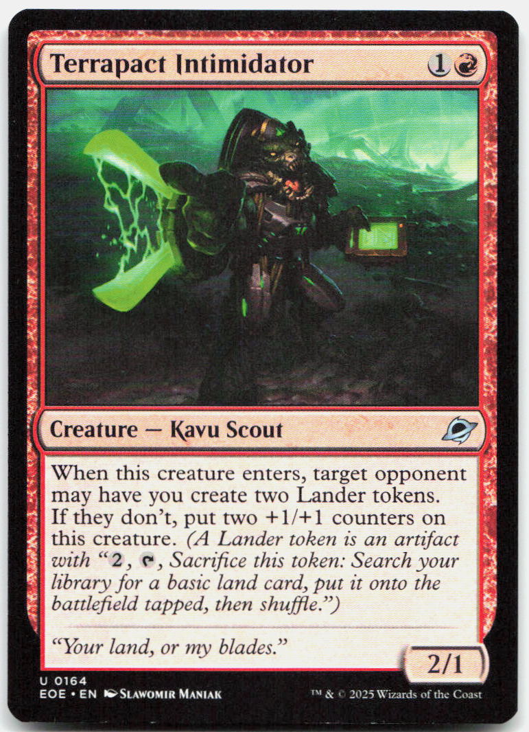 Terrapact Intimidator NM U Edge of Eternities 164