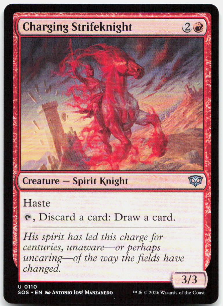 Charging Strifeknight NM U Secrets of Strixhaven 110
