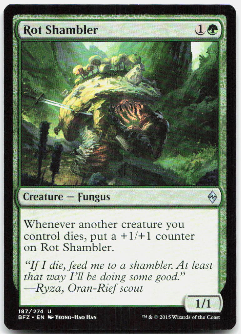 Rot Shambler NM U Battle for Zendikar 187