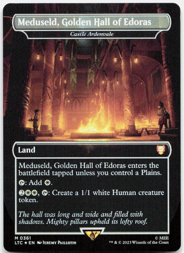 Meduseld, Golden Hall of Edoras - Castle Ardenvale (Borderless) NM Foil M Comman