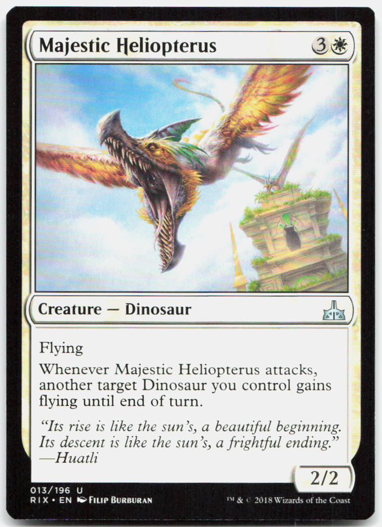 Majestic Heliopterus NM U Rivals of Ixalan 13
