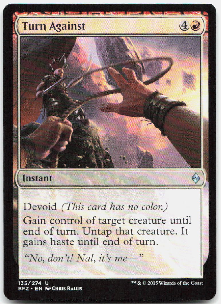 Turn Against NM U Battle for Zendikar 135
