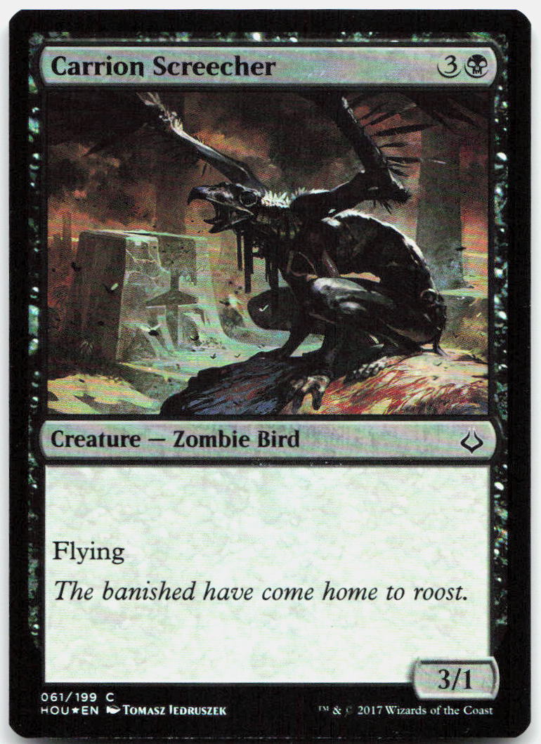 Carrion Screecher NM Foil C Hour of Devastation 61