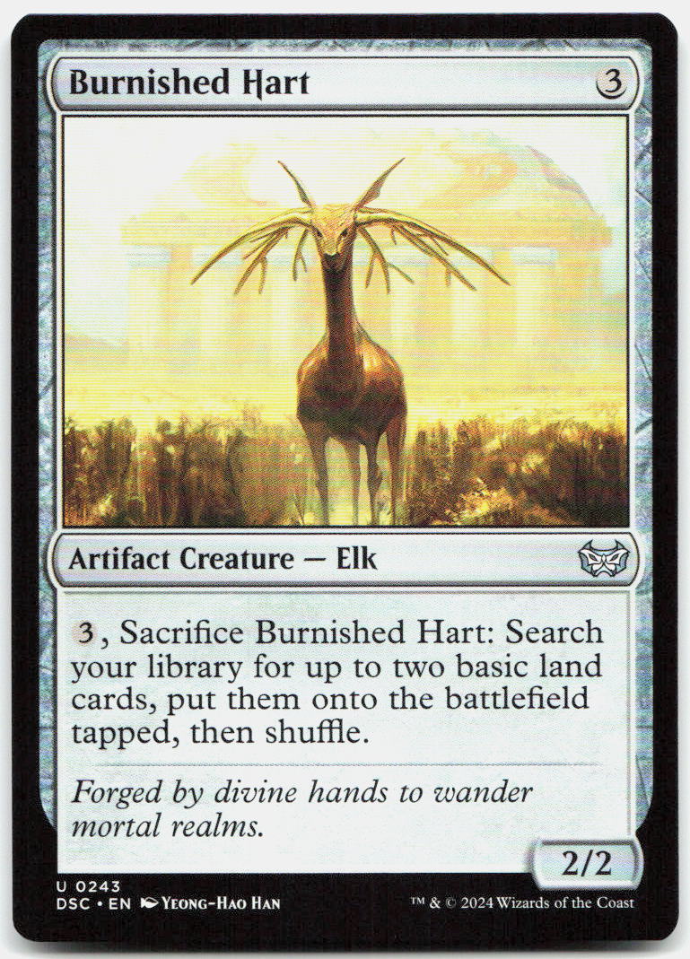 Burnished Hart NM U Commander: Duskmourn: House of Horror 243