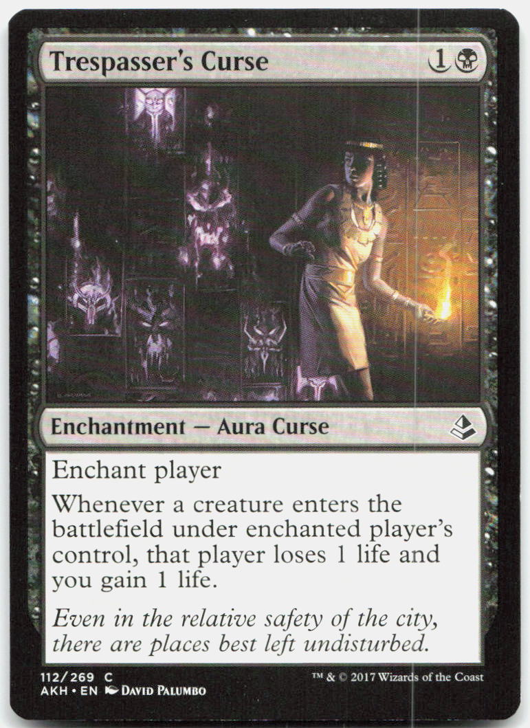 Trespasser's Curse NM C Amonkhet 112