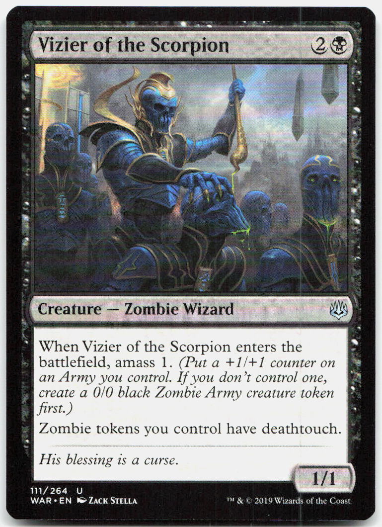 Vizier of the Scorpion NM U War of the Spark 111