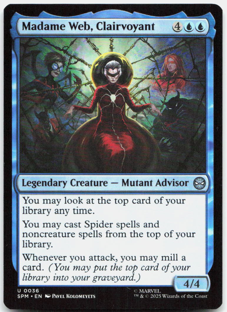 Madame Web, Clairvoyant NM U Marvel's Spider-Man 36