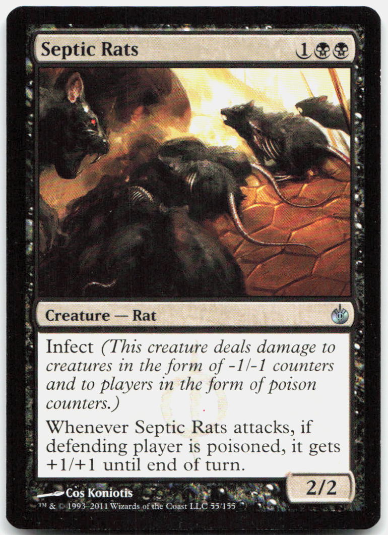 Septic Rats NM U Mirrodin Besieged 55