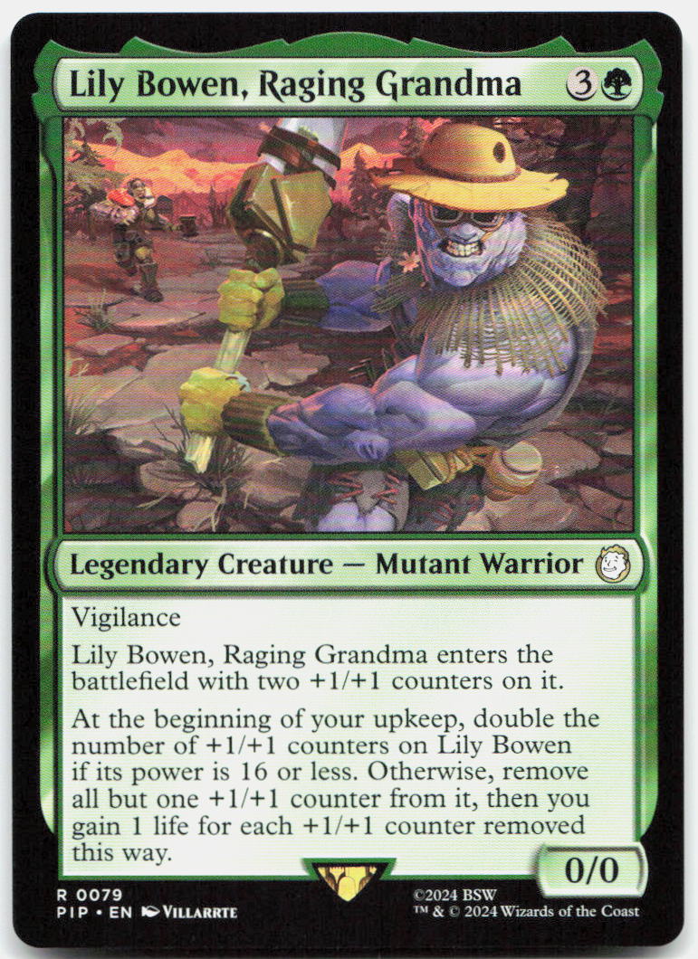 Lily Bowen, Raging Grandma NM R Universes Beyond: Fallout 79