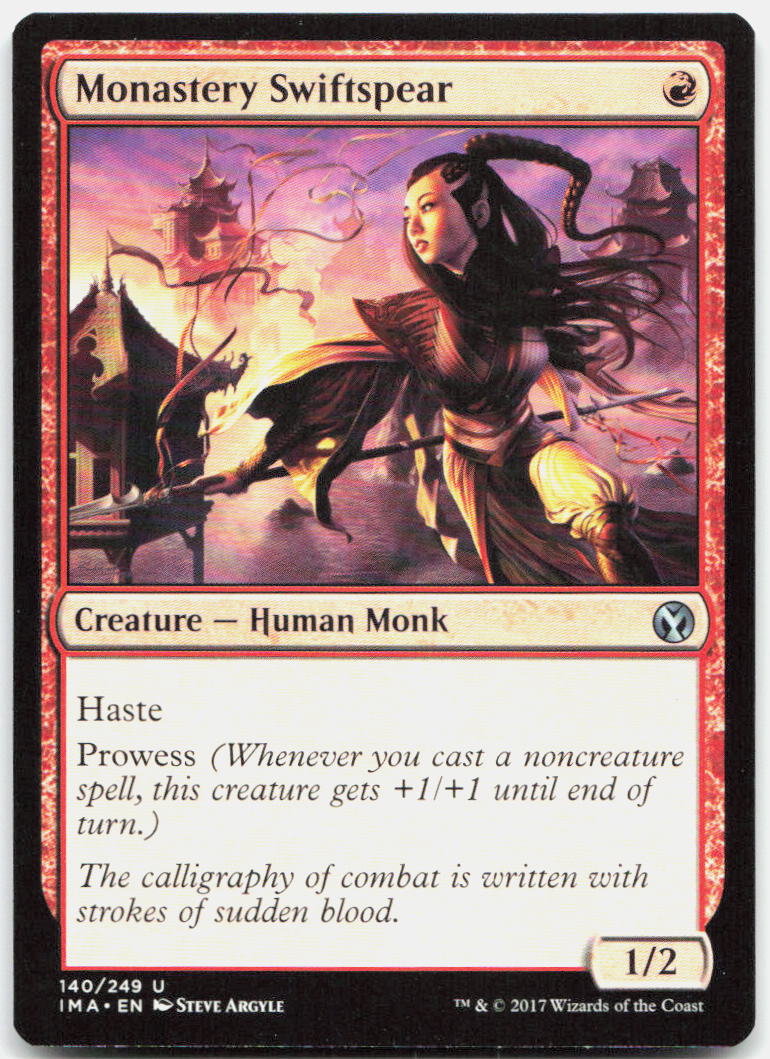 Monastery Swiftspear NM U Iconic Masters 140