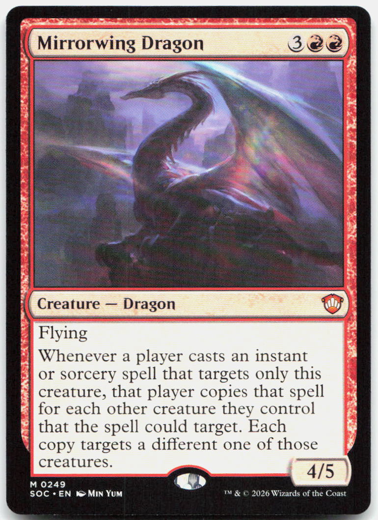 Mirrorwing Dragon NM M Commander: Secrets of Strixhaven 249