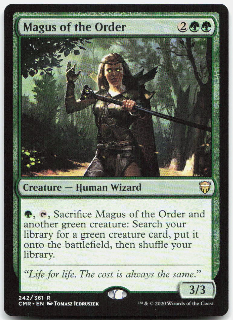 Magus of the Order NM R Commander Legends 242