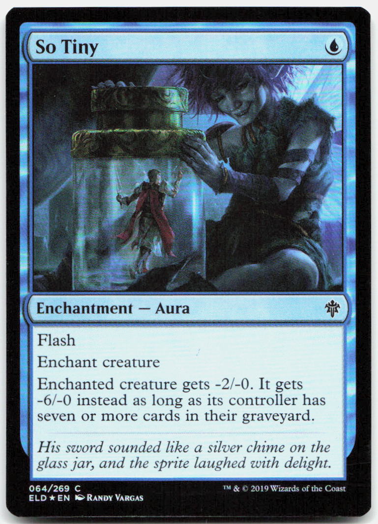 So Tiny NM Foil C Throne of Eldraine 64
