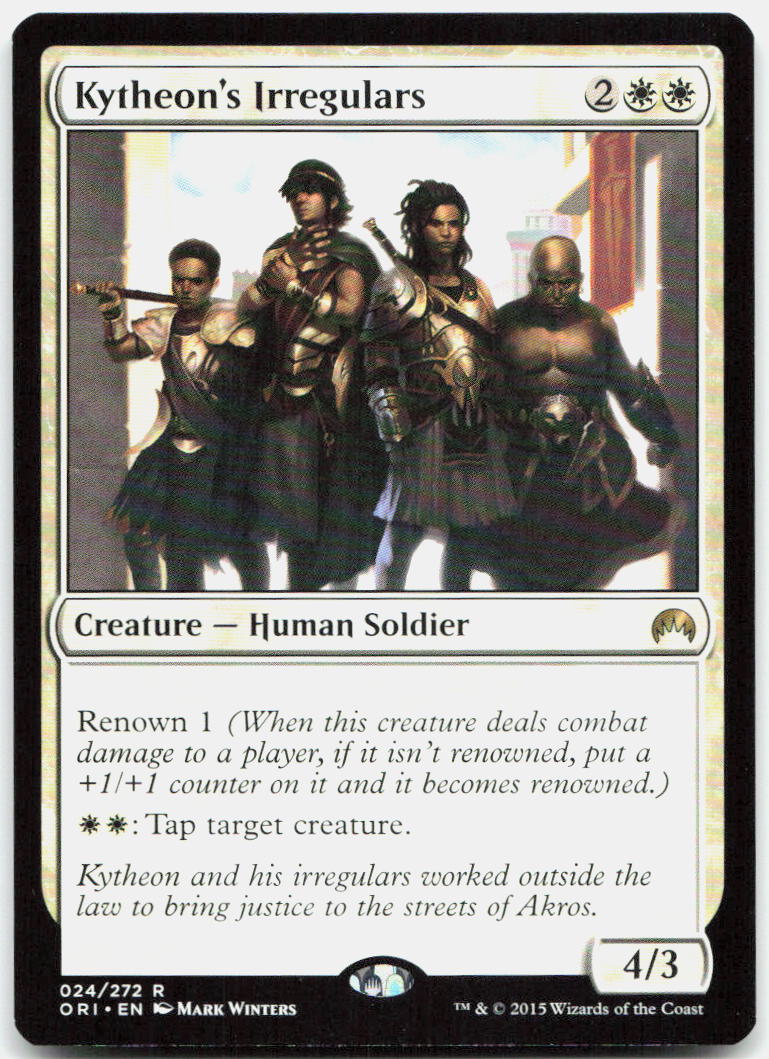 Kytheon's Irregulars NM R Magic Origins 24