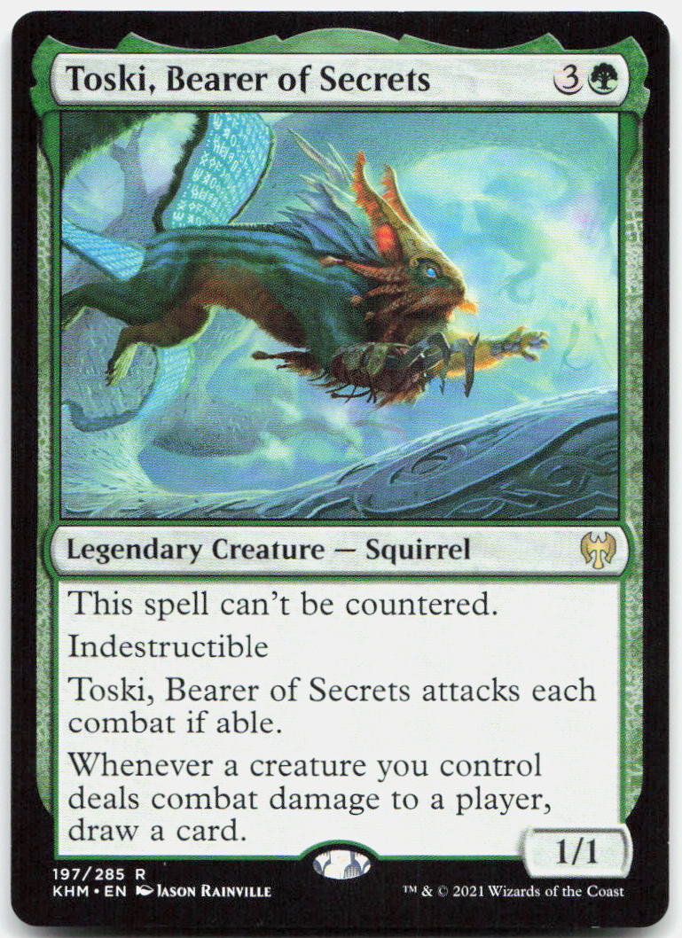 Toski, Bearer of Secrets NM R Kaldheim 197