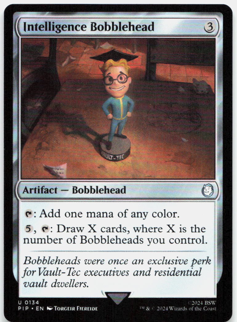 Intelligence Bobblehead NM U Universes Beyond: Fallout 134