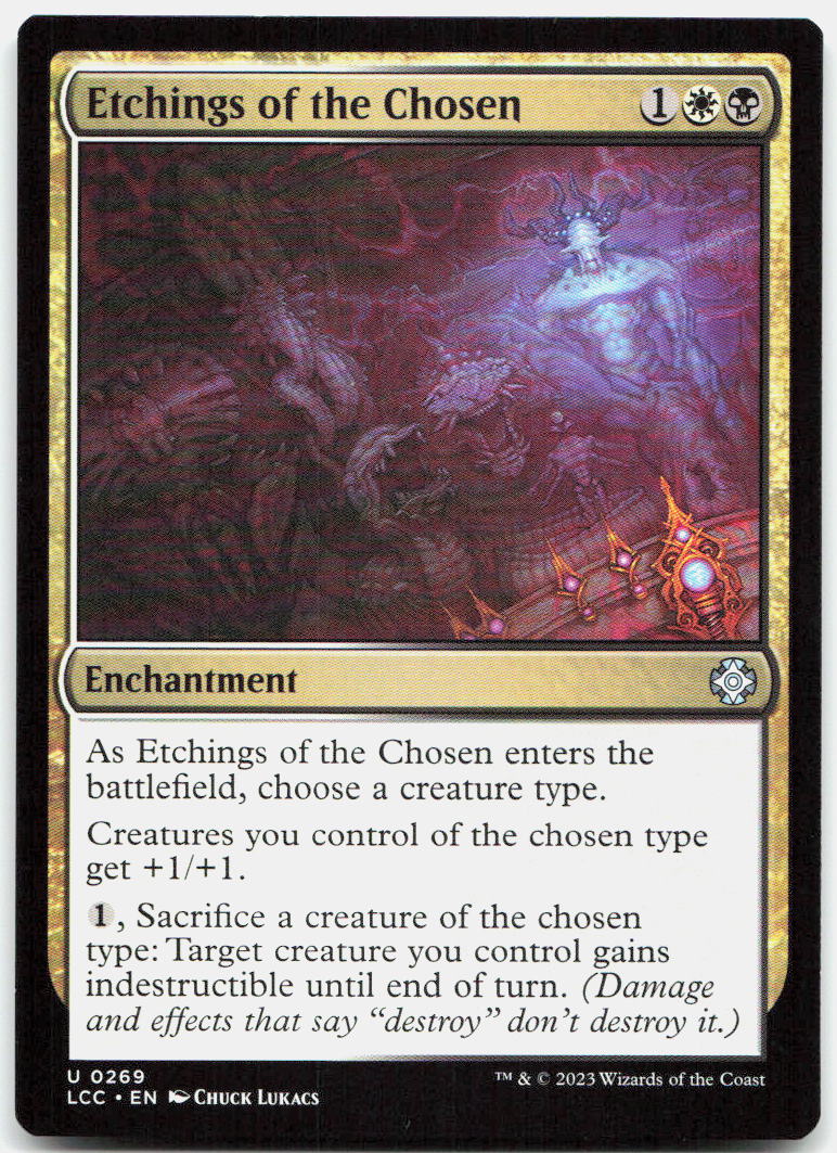 Etchings of the Chosen NM U Commander: The Lost Caverns of Ixalan 269