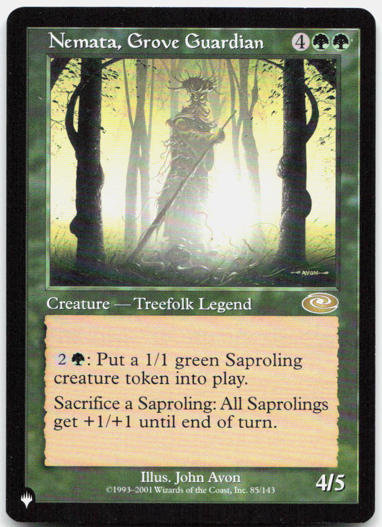 Nemata, Grove Guardian NM R The List Reprints 85/143