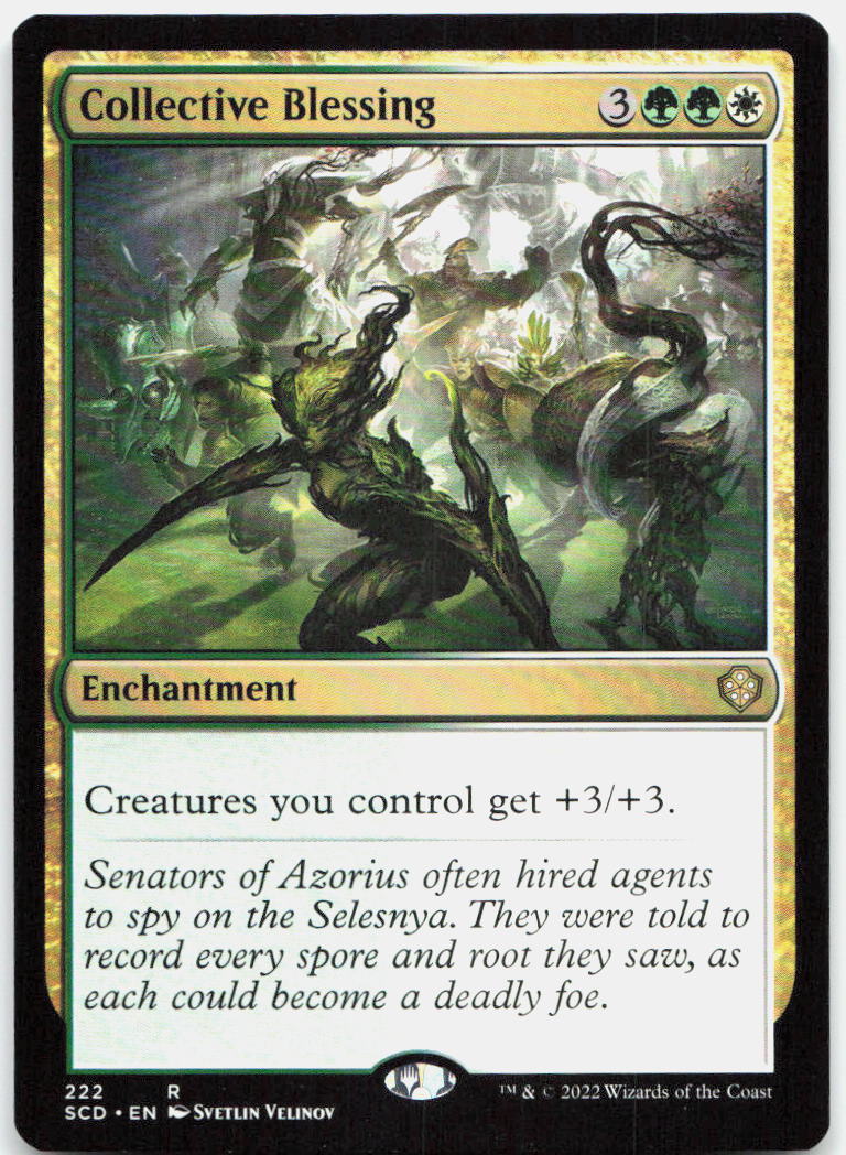Collective Blessing NM R Starter Commander Decks 222