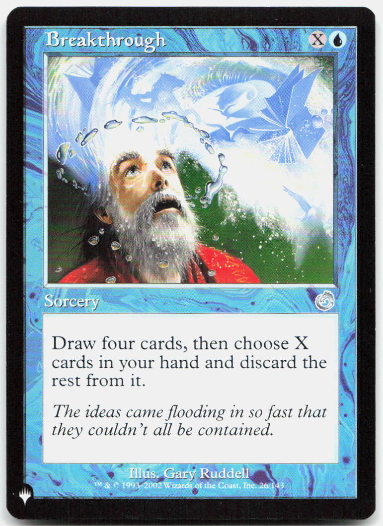 Breakthrough NM U The List Reprints 26/143
