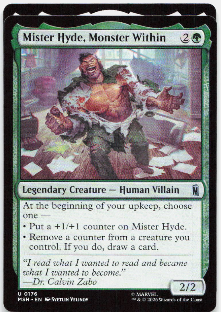 Mister Hyde, Monster Within NM U Marvel Super Heroes 176