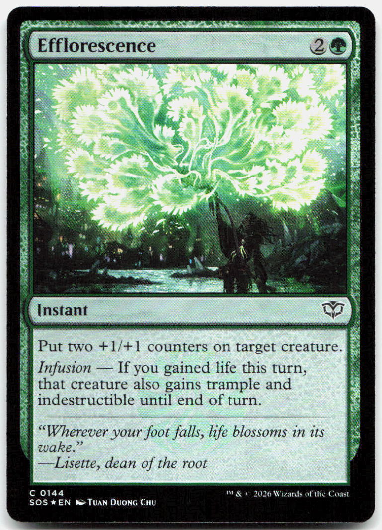 Efflorescence NM Foil C Secrets of Strixhaven 144