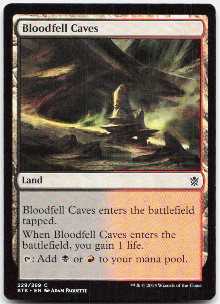 Bloodfell Caves NM C Khans of Tarkir 229