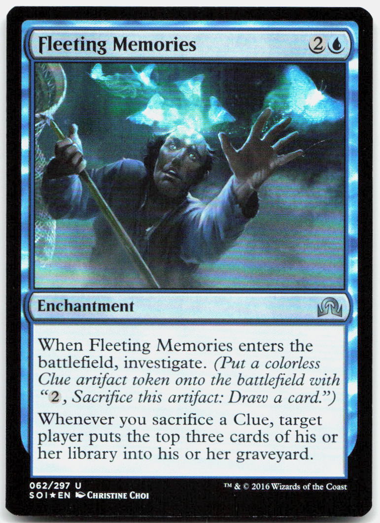 Fleeting Memories NM Foil U Shadows over Innistrad 62