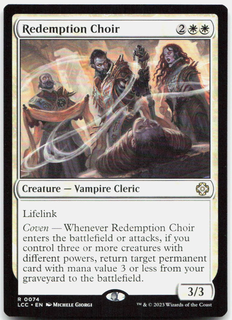 Redemption Choir NM R Commander: The Lost Caverns of Ixalan 74
