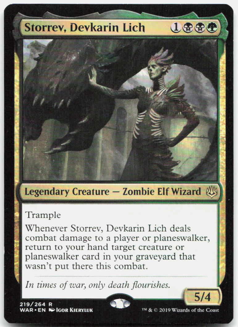 Storrev, Devkarin Lich NM R War of the Spark 219
