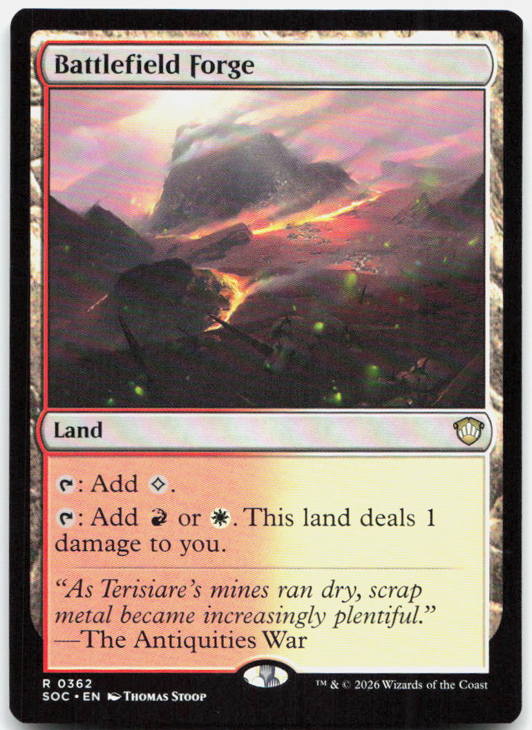 Battlefield Forge NM R Commander: Secrets of Strixhaven 362