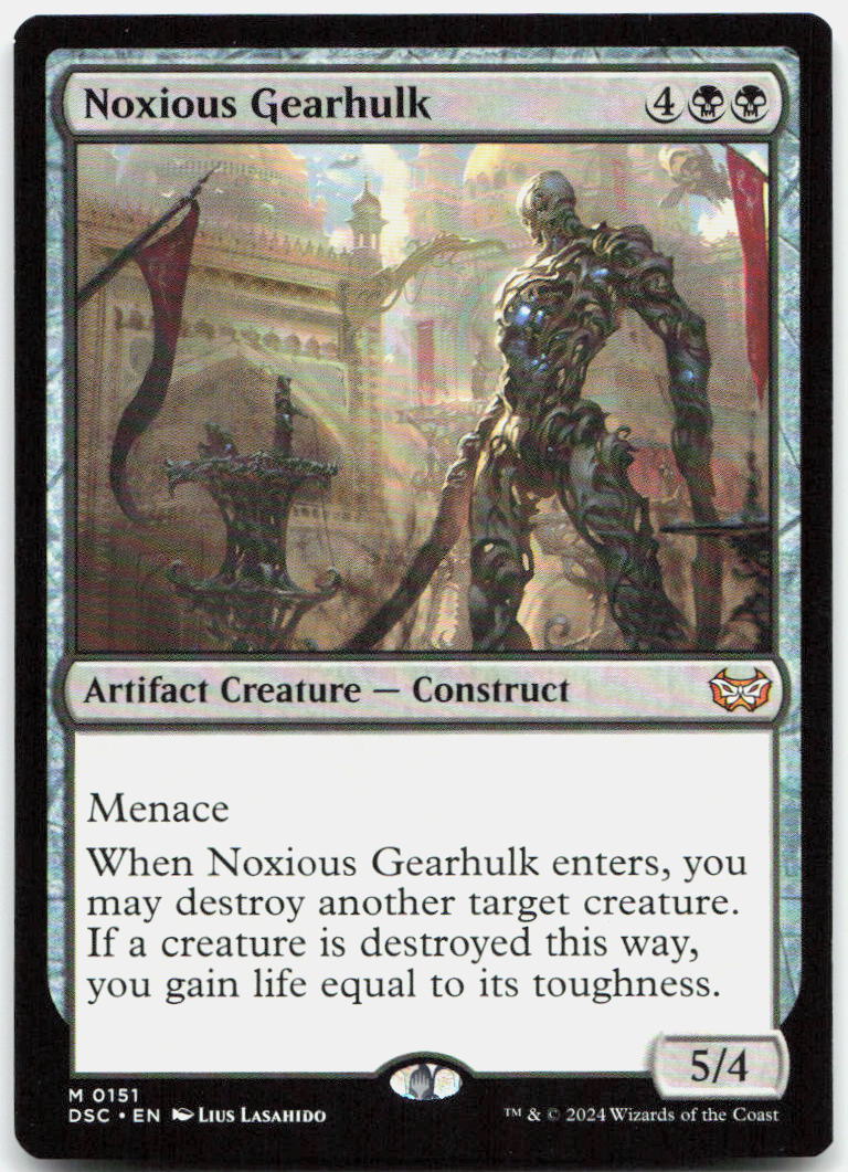 Noxious Gearhulk NM M Commander: Duskmourn: House of Horror 151
