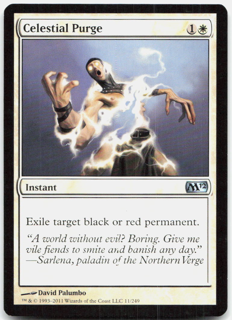 Celestial Purge NM U Magic 2012 (M12) 11