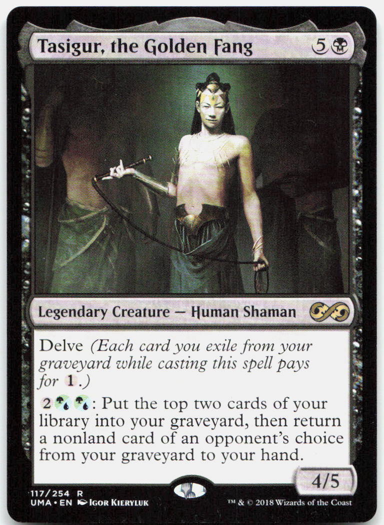 Tasigur, the Golden Fang NM R Ultimate Masters 117