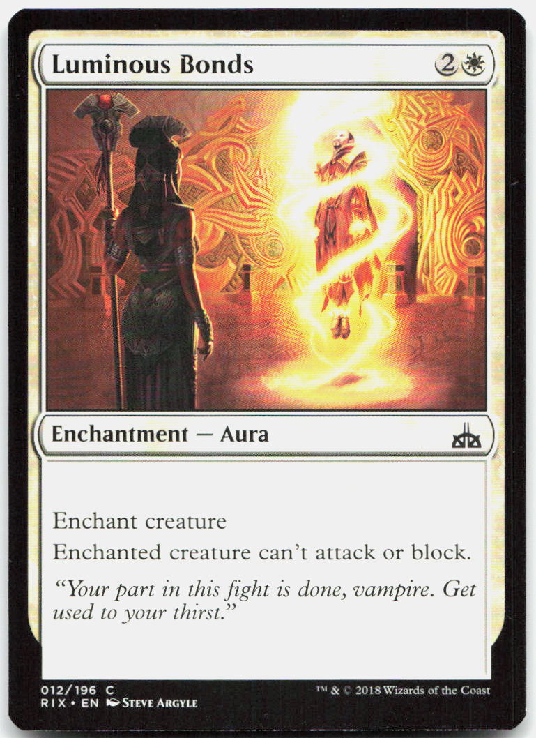 Luminous Bonds NM C Rivals of Ixalan 12
