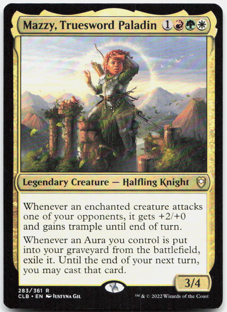 Mazzy, Truesword Paladin NM R Commander Legends: Battle for Baldur's Gate 283