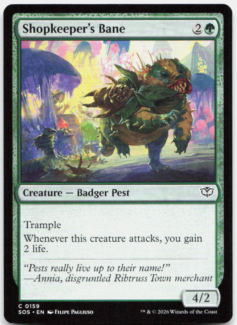 Shopkeeper's Bane NM C Secrets of Strixhaven 159