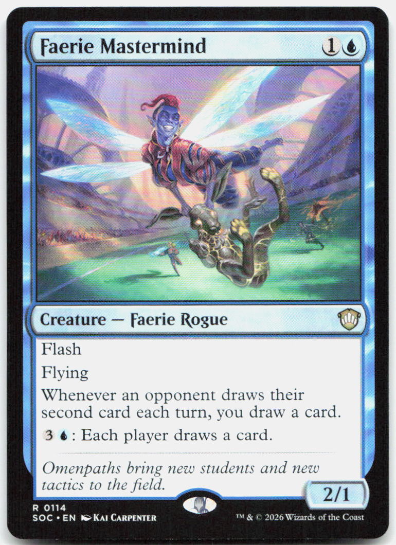 Faerie Mastermind NM R Commander: Secrets of Strixhaven 114