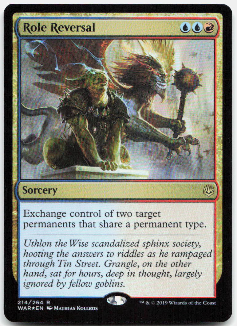 Role Reversal NM Foil R War of the Spark 214