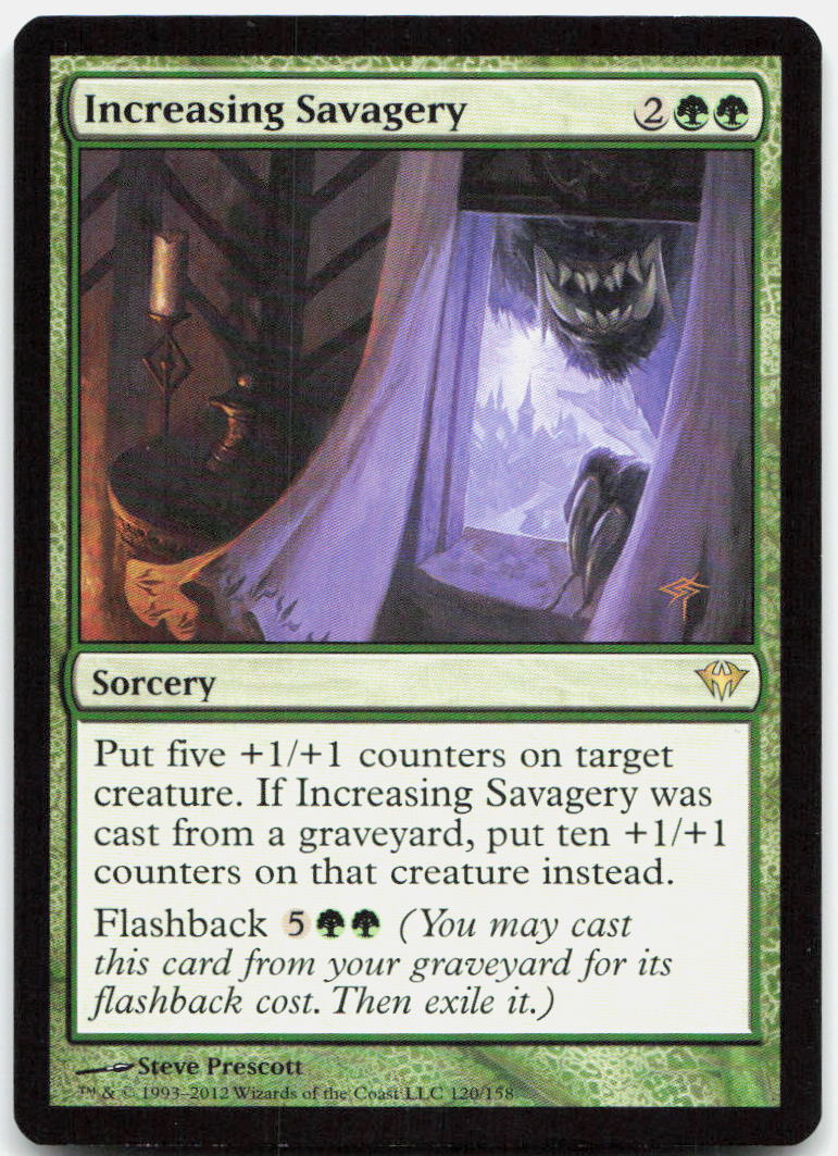 Increasing Savagery NM R Dark Ascension 120