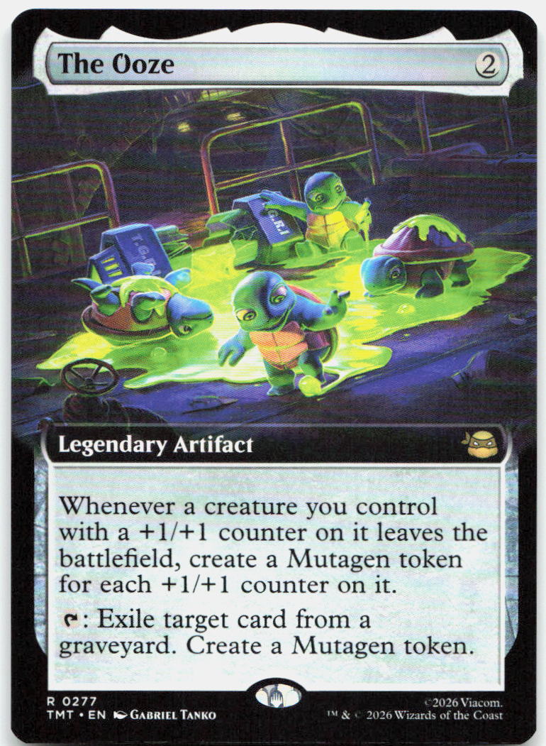 The Ooze (Extended Art) NM R Teenage Mutant Ninja Turtles 277