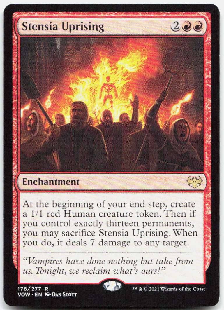 Stensia Uprising NM R Innistrad: Crimson Vow 178
