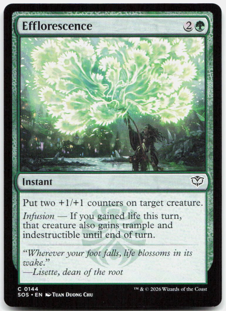 Efflorescence NM C Secrets of Strixhaven 144