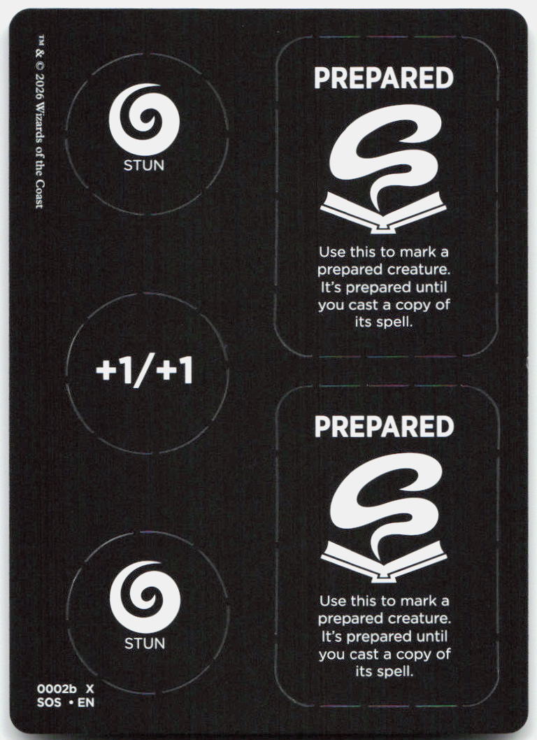 Punch Card Token NM T Secrets of Strixhaven