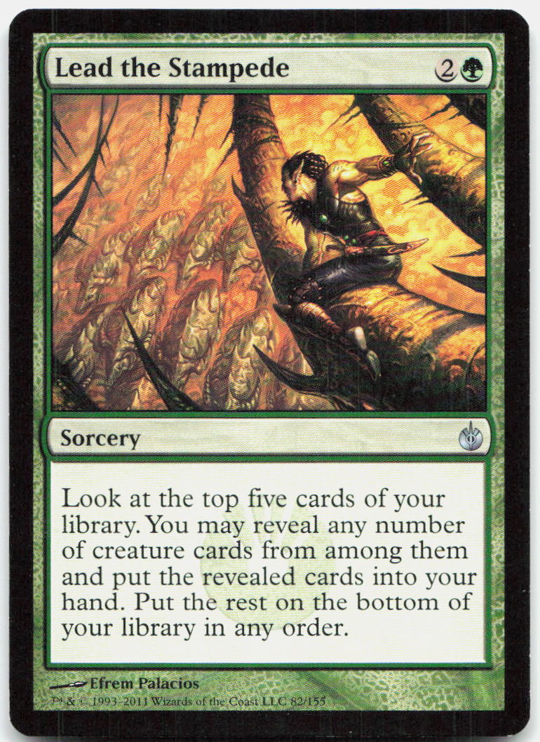 Lead the Stampede NM U Mirrodin Besieged 82