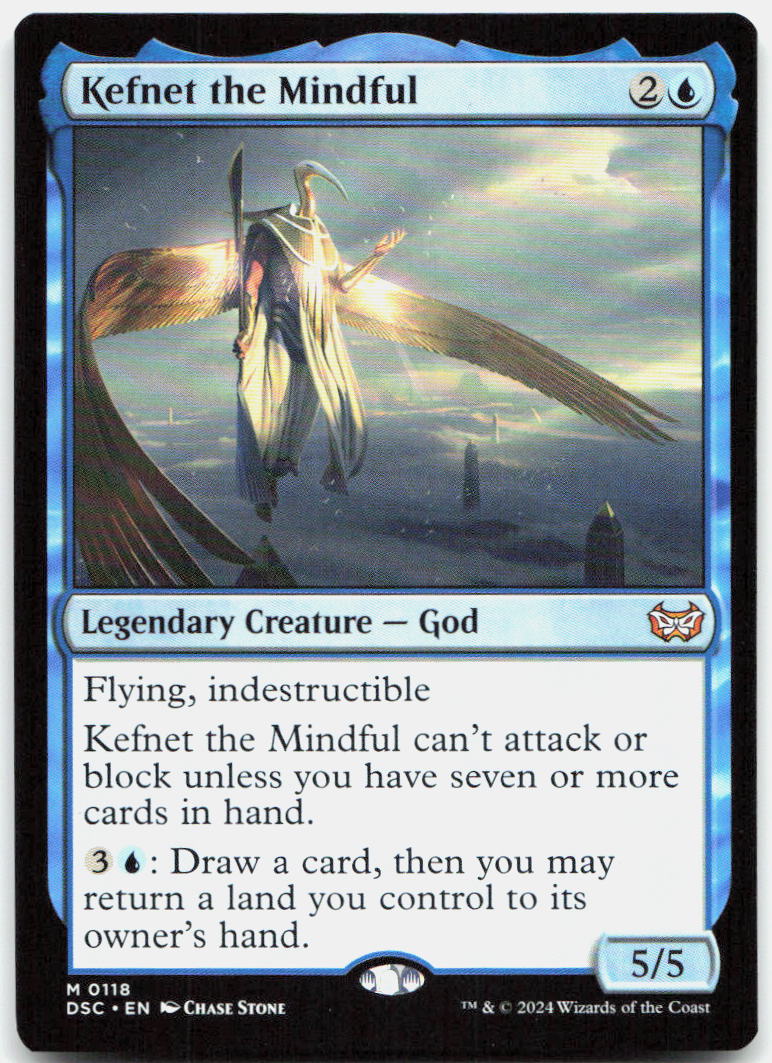 Kefnet the Mindful NM M Commander: Duskmourn: House of Horror 118