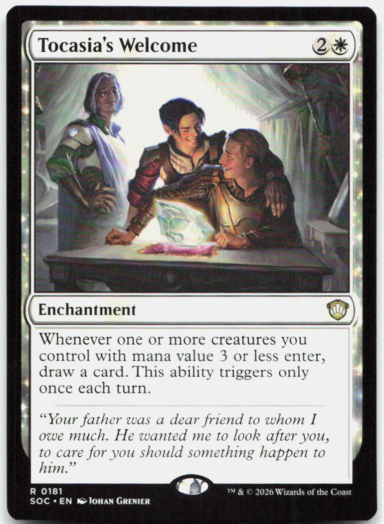 Tocasia's Welcome NM R Commander: Secrets of Strixhaven 181