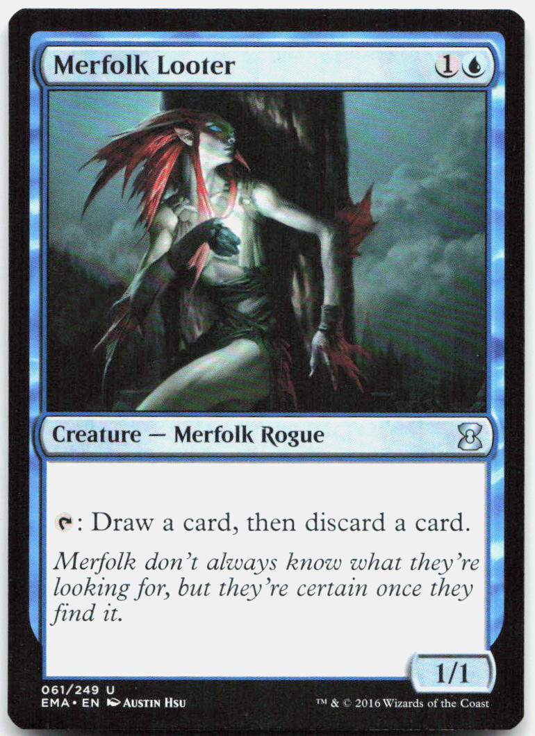 Merfolk Looter NM U Eternal Masters 61