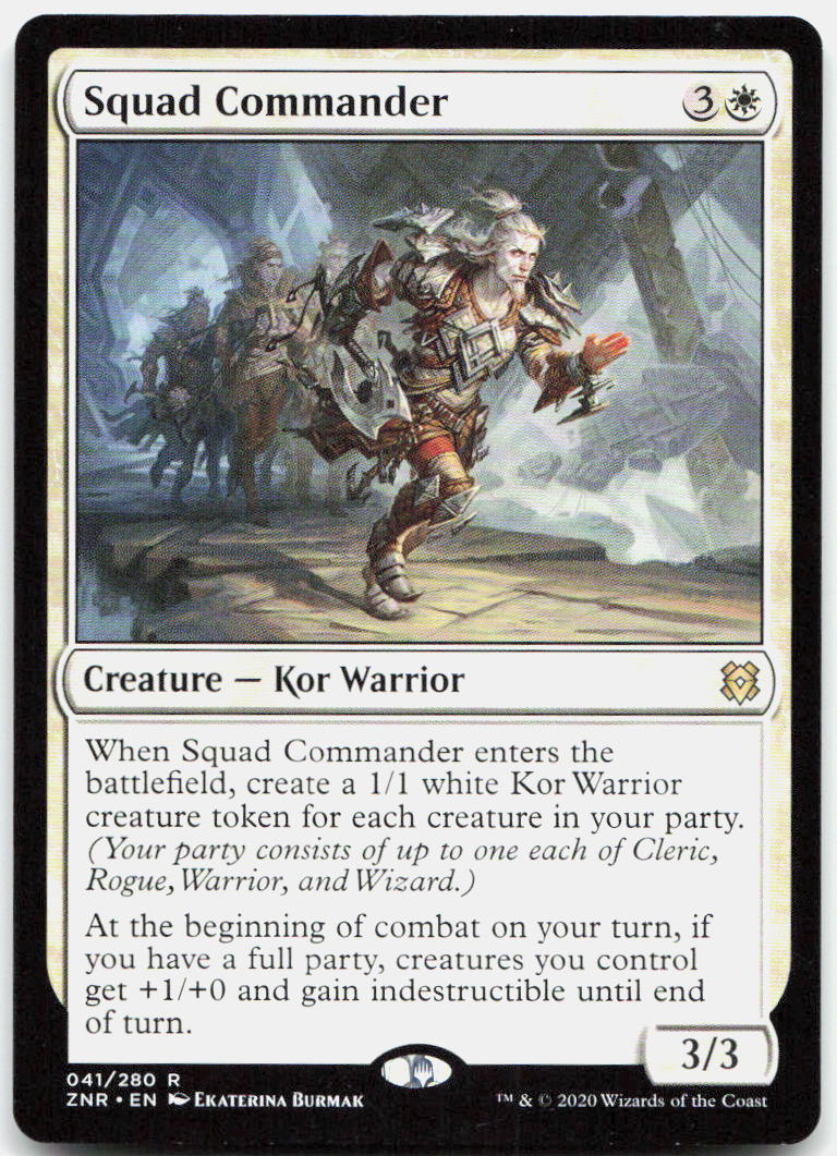 Squad Commander NM R Zendikar Rising 41