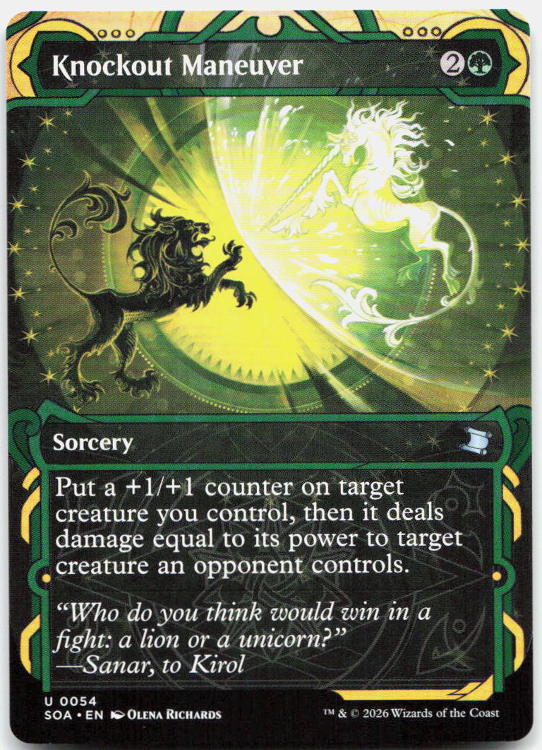 Knockout Maneuver NM U Secrets of Strixhaven: Mystical Archive 54